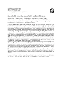 Enceladus Life Finder: the Search for Life in a Habitable Moon
