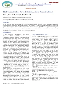Is the Phillips Curve Dead? a Vector Error Correction Model