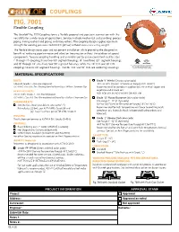 FIG. 7001 Flexible Coupling