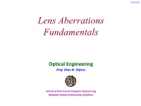 Lens Aberrations Fundamentals