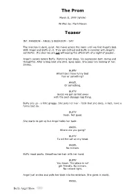 The Prom Script