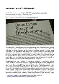 Basslines – Space of Involvement