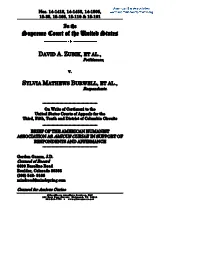 Filed an Amicus Brief