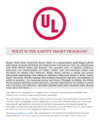 What Is the Safety Smart Program?