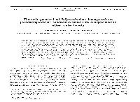 Development of Myxobolus Hungaricus (Myxosporea: Myxobolidae) in Oligochaete Alternate Hosts