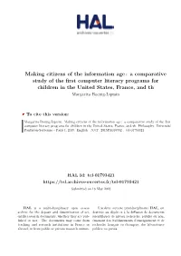 Making Citizens of the Information Age: a Comparative Study of the First