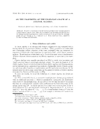 ON the PROPERTIES of the EXCHANGE GRAPH of a CLUSTER ALGEBRA Michael Gekhtman, Michael Shapiro, and Alek Vainshtein 1. Main Defi