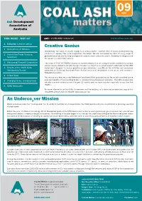 Coal Ash Matters Focuses on Current Projects That Are Using Innovative Solutions to Combat Recently Decided That It Was Time for a Change