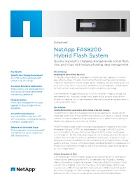 Netapp FAS8200 System Datasheet
