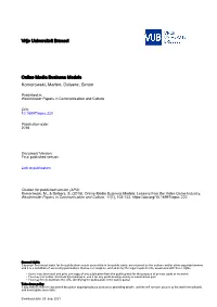 Online Media Business Models: Lessons from the Video Game Sector