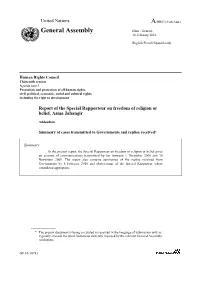 A/HRC/13/40/Add.1 General Assembly