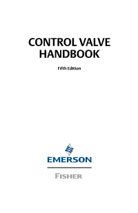Control Valve Handbook
