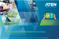 Professional AV Solutions for Any Setup