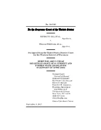 Brief for Amici Curiae Bipartisan Group of 65 Current and Former State Legislators in Support of Appellees