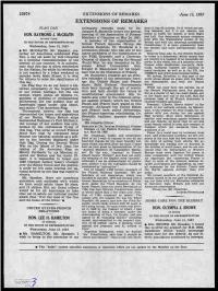 EXTENSIONS of REMARKS June 15, 1983 EXTENSIONS of REMARKS FLAG DAY Colleagues Remarks Made by Dr