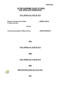 Order Dated 9 August 2018 Passed by SC