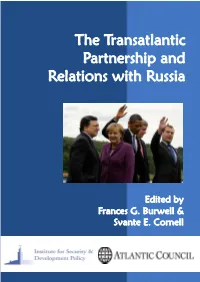 The Transatlantic Partnership and Relations with Russia