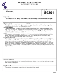 Multiple CSSF Project Abstracts