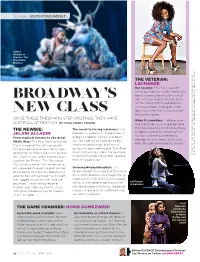 Broadway's New Class