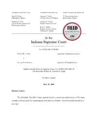 David R. Camm V. State of Indiana