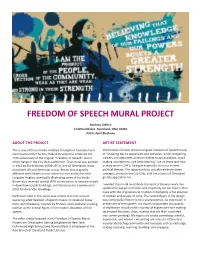 Freedom of Speech Mural Project