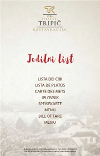 Jedilni List