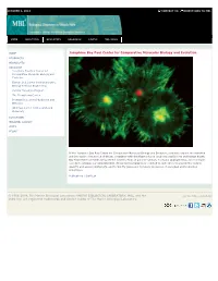 Josephine Bay Paul Center for Comparative Molecular Biology And