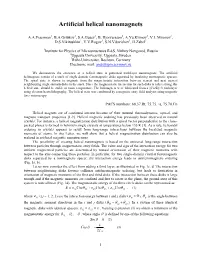 Artificial Helical Nanomagnets