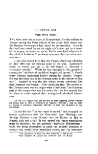 CHAPTER XXI Two Days After the Capture of Montbrehain British