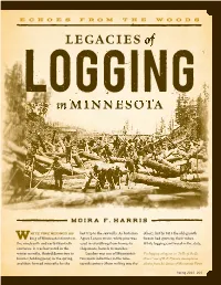 Legacies of Logging in Minnesota