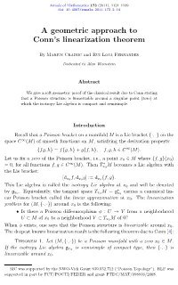 A Geometric Approach to Conn's Linearization Theorem