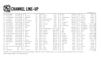 Teksavvy TV Channel Line-Up