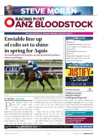Enviable Line up of Colts Set to Shine in Spring for Aquis | 2 | Wednesday, August 12, 2020