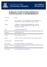 Globular Cluster Systems in Brightest Cluster Galaxies