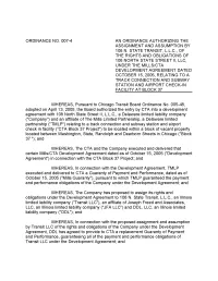 Ordinance No. 007-4 an Ordinance Authorizing the Assignment and Assumption by 108 N