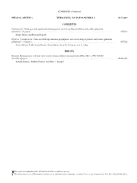 Table of Contents (Print, Part 2)