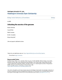 Unlocking the Secrets of the Genome