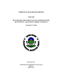 Five Year Review Include the Following
