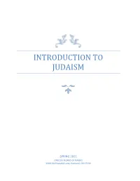 Introduction to Judaism