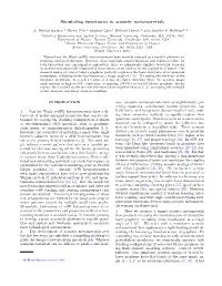 Simulating Twistronics in Acoustic Metamaterials