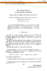 The Torsion Group of a Field Defined by Radicals