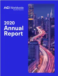 2020 ACI Worldwide Annual Report