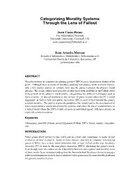Categorizing Morality Systems Through the Lens of Fallout