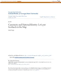 Let's Put Scotland on the Map Molly Wright