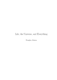 Life Universe and Everything.Pdf