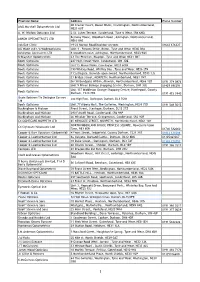 PEC Services Practice Lists