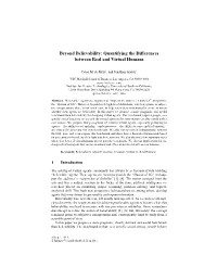 Beyond Believability: Quantifying the Differences Between Real and Virtual Humans