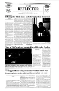 Class of 2007 Students Inducted Into Phi Alpha Epsilon Voting