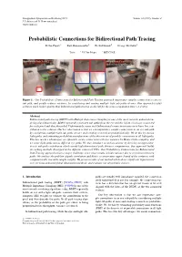 Probabilistic Connections for Bidirectional Path Tracing