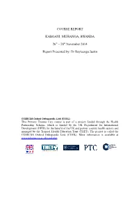 PTC COURSE REPORT- RWANDA No 5